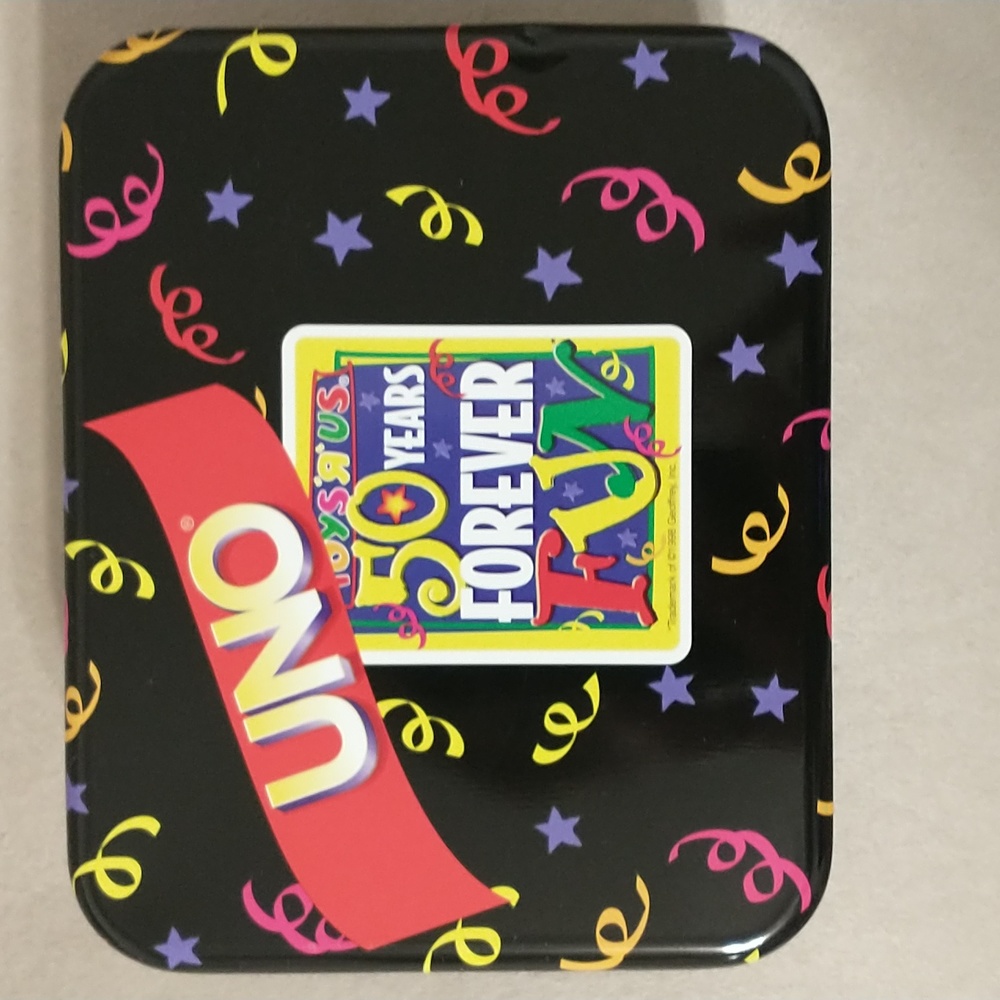 1998 Special Edition Toys "R" Us UNO Tin